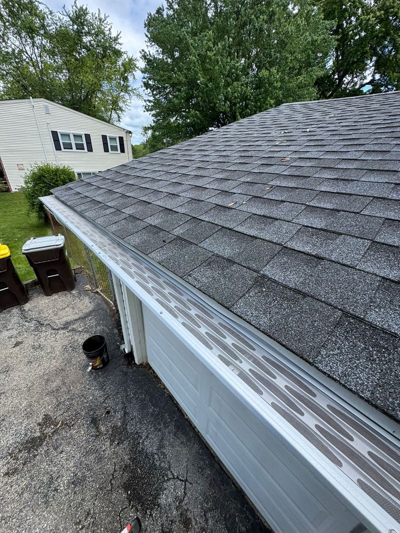 All Pro Gutter Guards installation