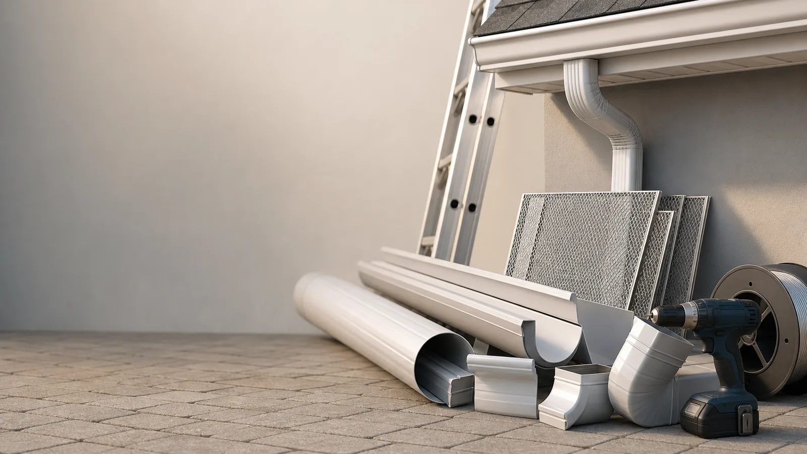 Doing seamless gutter installation yourself vs hiring a pro