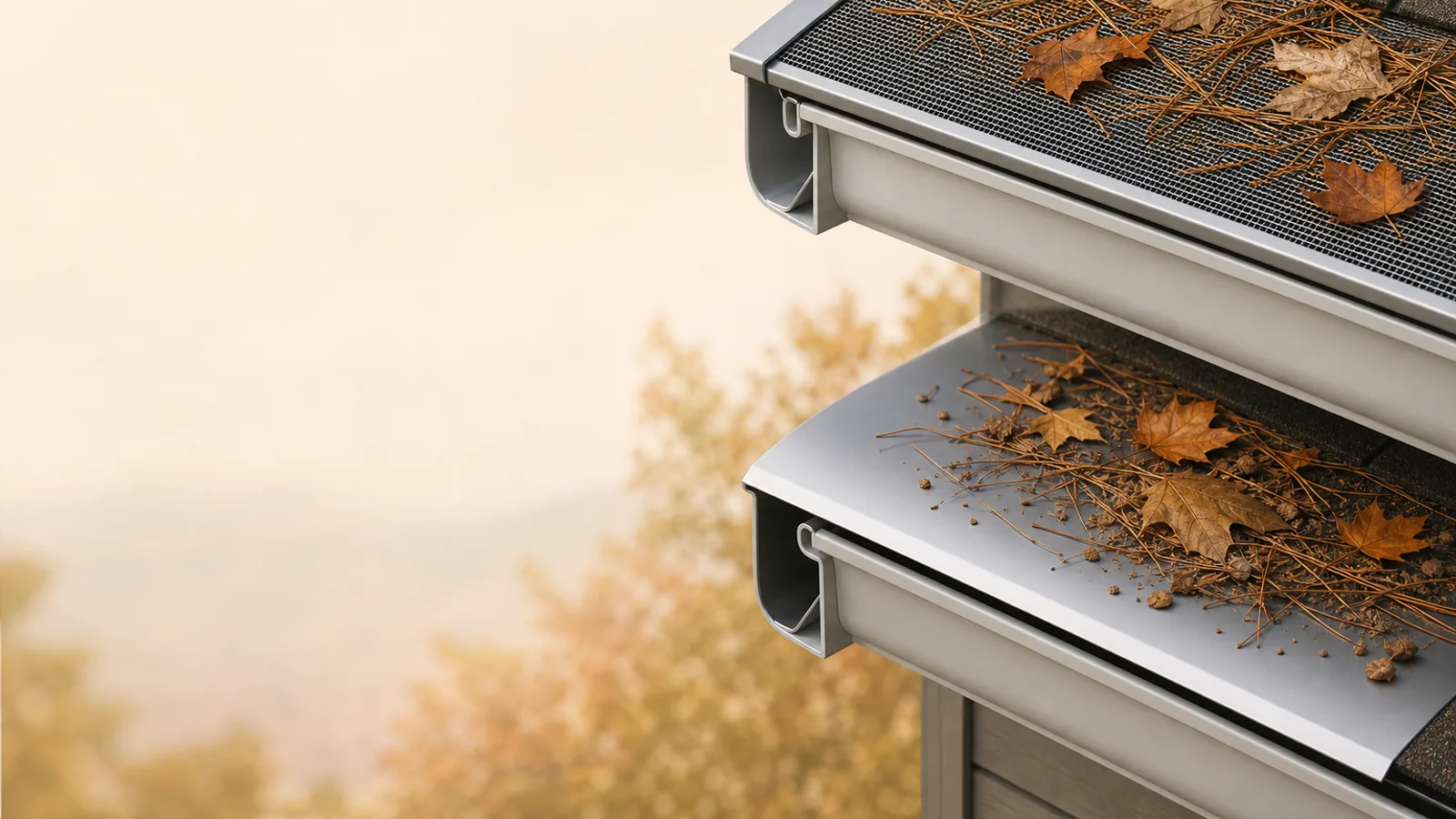 Micro-mesh vs reverse-curve gutter guards for heavy fall clogs