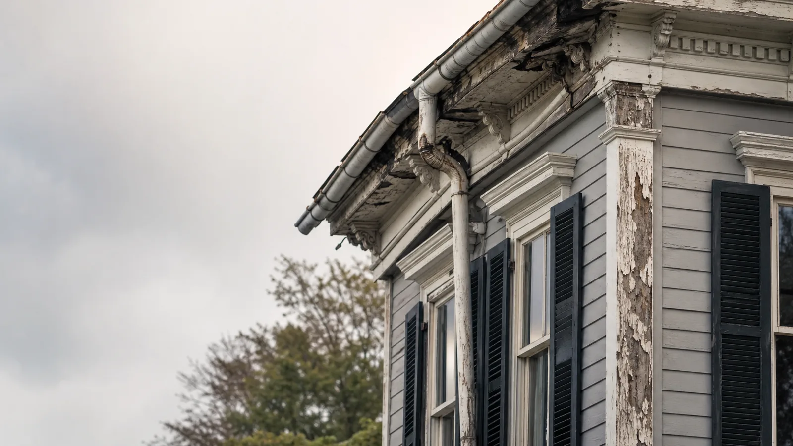 What happens if you wait on gutters that clash with a historic home?